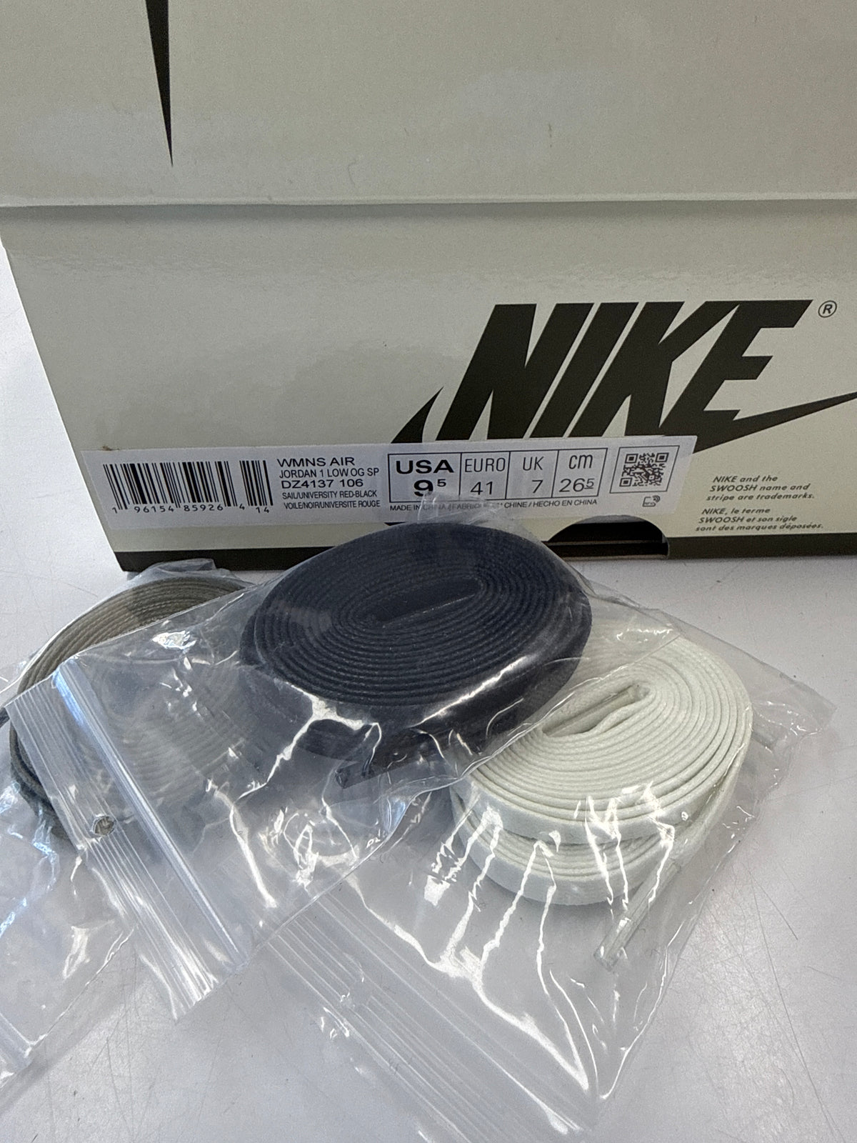 WMNS AIR JORDAN 1 LOW TRAVIS SCOTT OLIVE - SIZE W9.5 M8 (WORN)