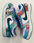 SB DUNK LOW OG QS FUTURA  BLEACHED AQUA - SIZE 11 (WORN)