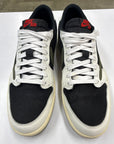 WMNS AIR JORDAN 1 LOW OG TRAVIS SCOTT OLIVE - SIZE W13.5 M12 (WORN)