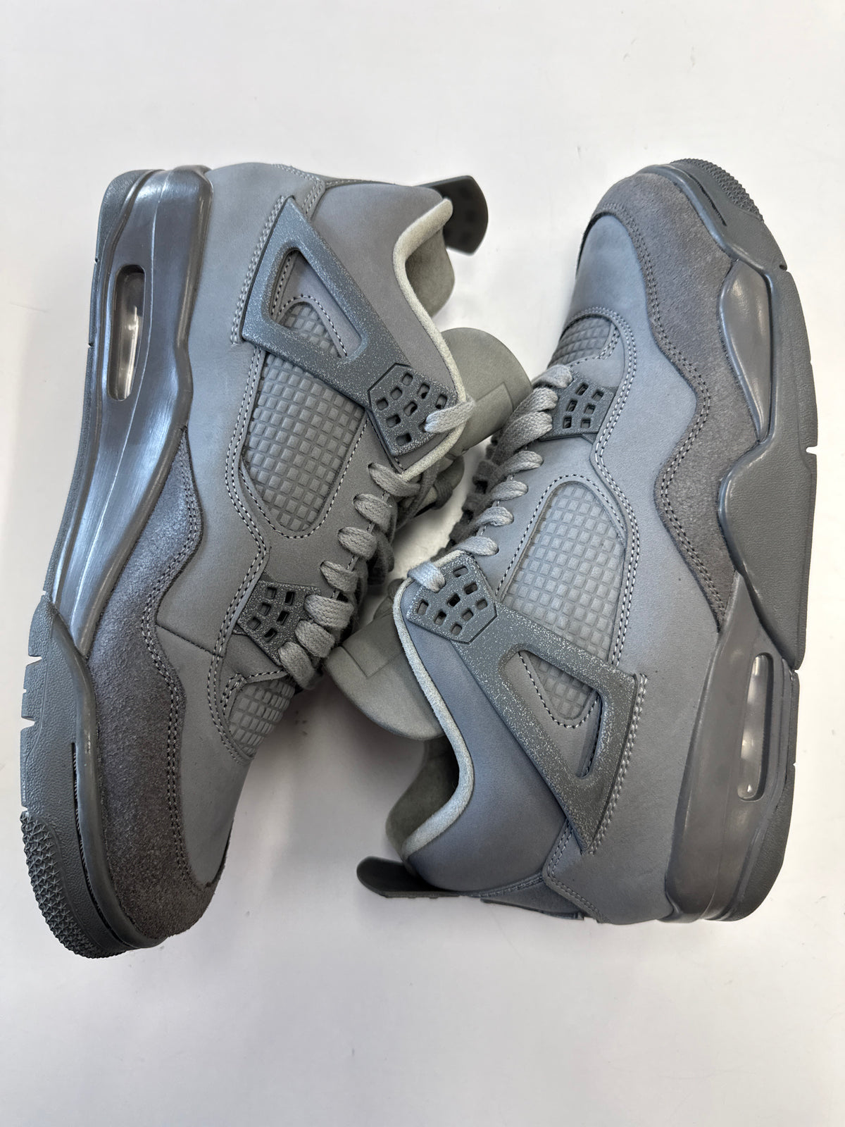 AIR JORDAN 4 PARIS OLYMPICS WET CEMENT - SIZE 10 (WORN) - SUPER CLEAN