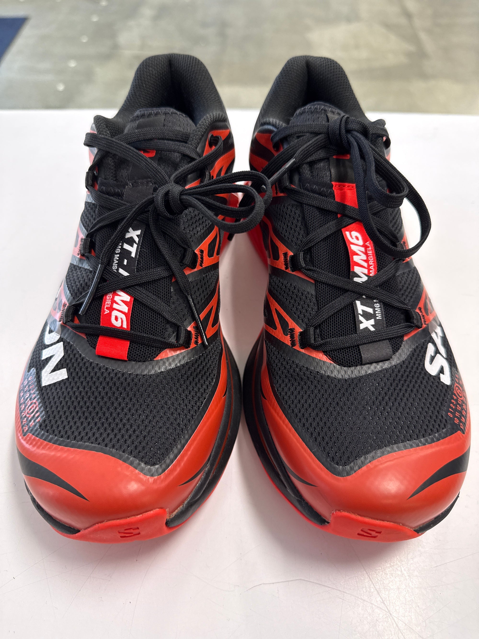 SALOMON XT MM6 MAISON MARGIELA BLACK CHERRY TOMATO - SIZE 9 (WORN)