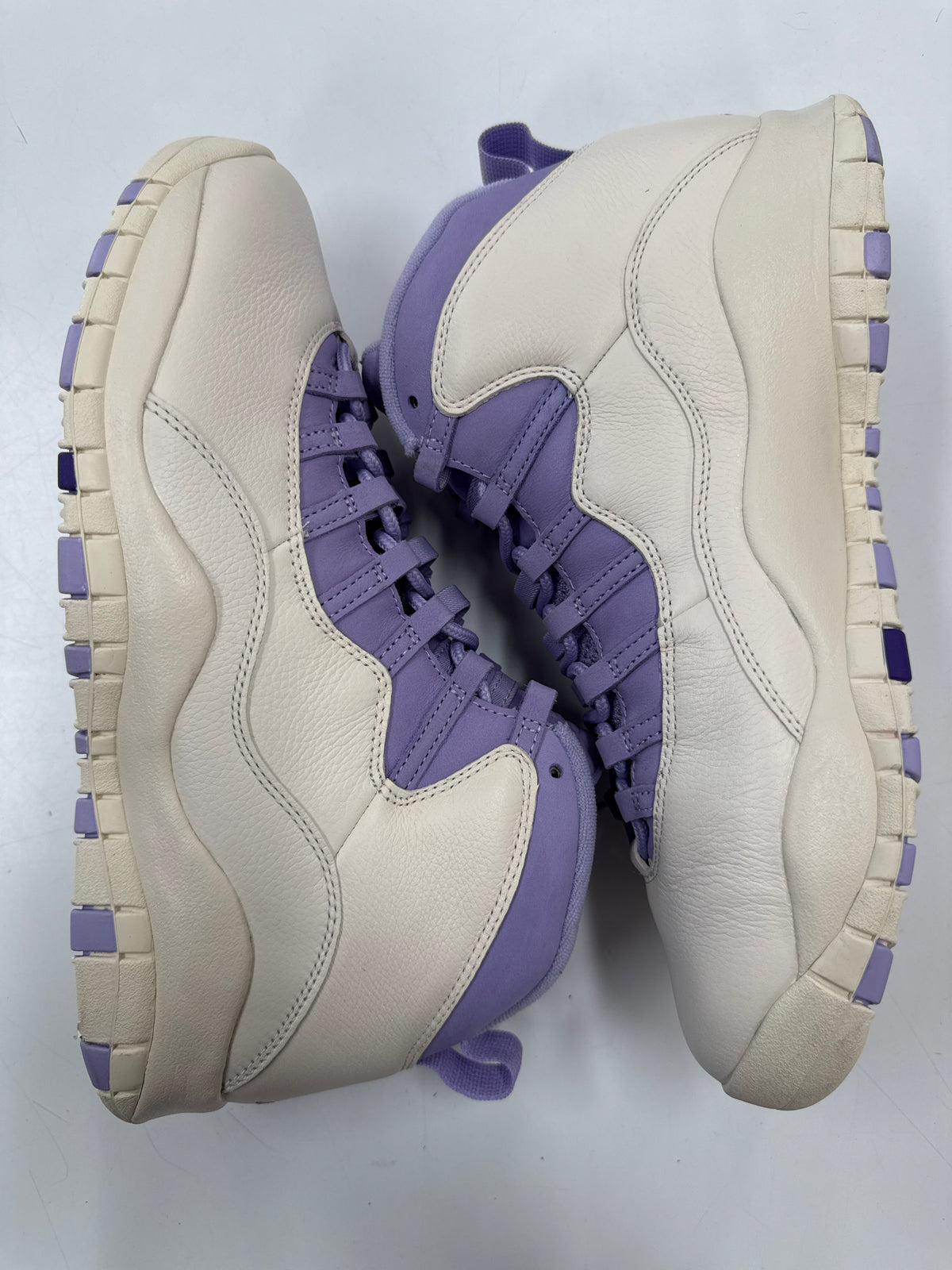 WMNS AIR JORDAN 10 RETRO HYDRANGEAS - SIZE W14 M12.5 (WORN)