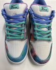 SB DUNK LOW OG QS FUTURA BLEACHED CORAL - SIZE 10 (WORN)