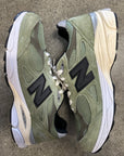 NEW BALANCE JJJJOUND OLIVE M990 - SIZE 8.5 (WORN)