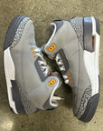 AIR JORDAN 3 COOL GREY - SIZE 8 (WORN)