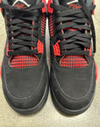 AIR JORDAN 4 RED THUNDER - SIZE 10.5 (WORN)