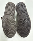 AIR JORDAN 1 LOW TRAVIS SCOTT VELVET BROWN - SIZE 8.5 (WORN) - SUPER CLEAN