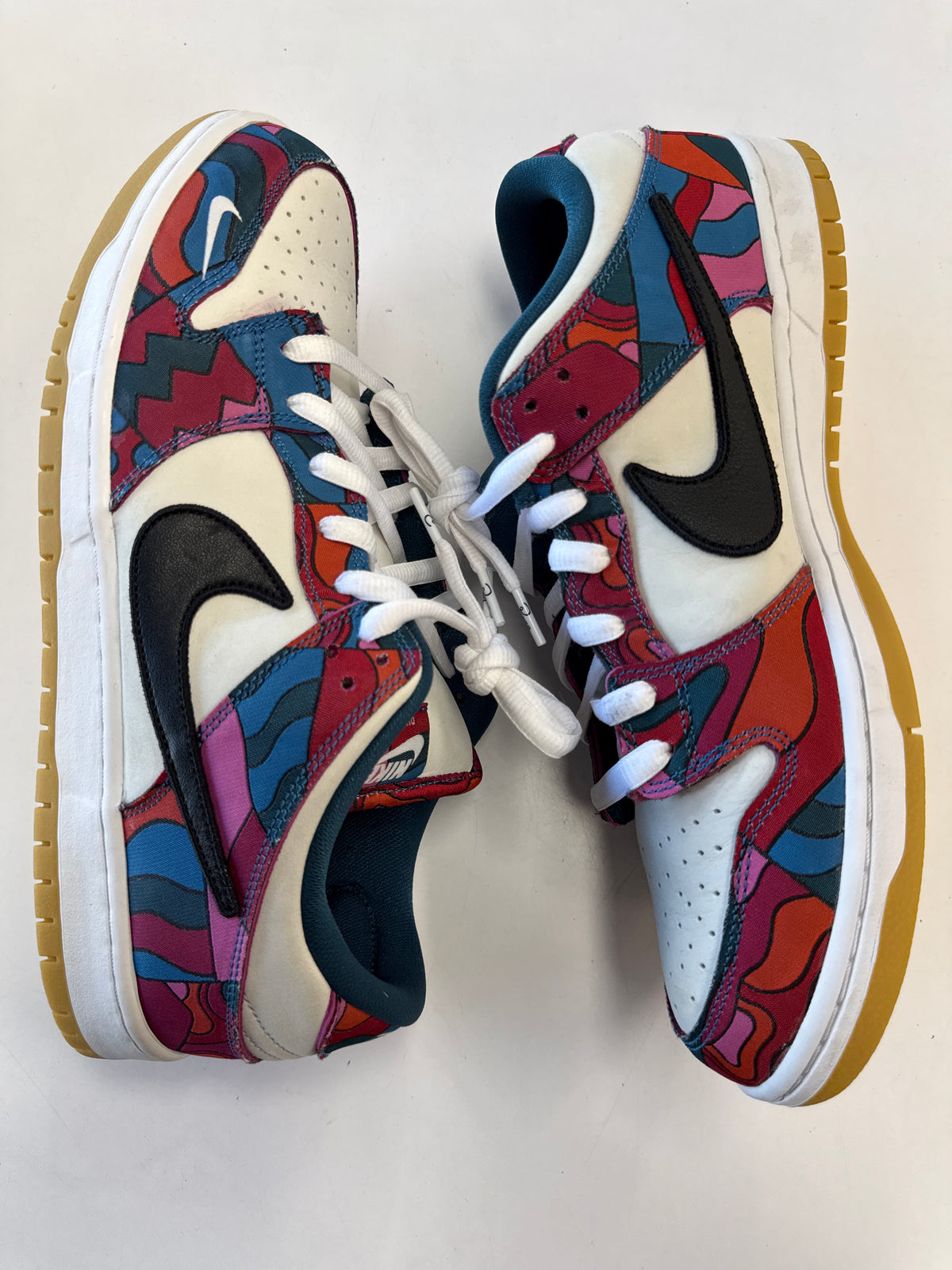 SB DUNK LOW PRO PARRA ABSTRACT ART - SIZE 13 (WORN)