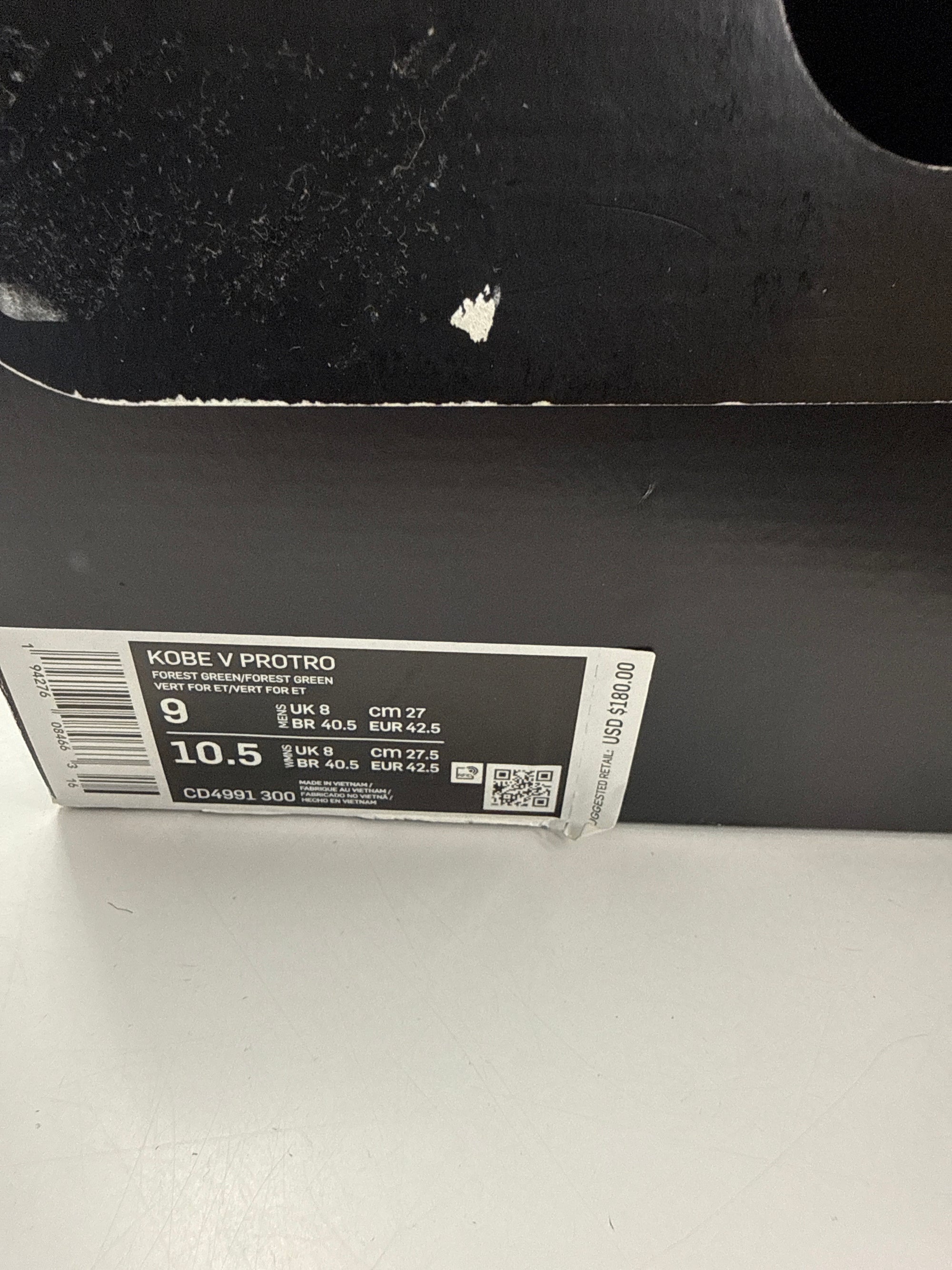 KOBE 5 PROTRO EYBL GIRLS 2020 - SIZE 9 (WORN)