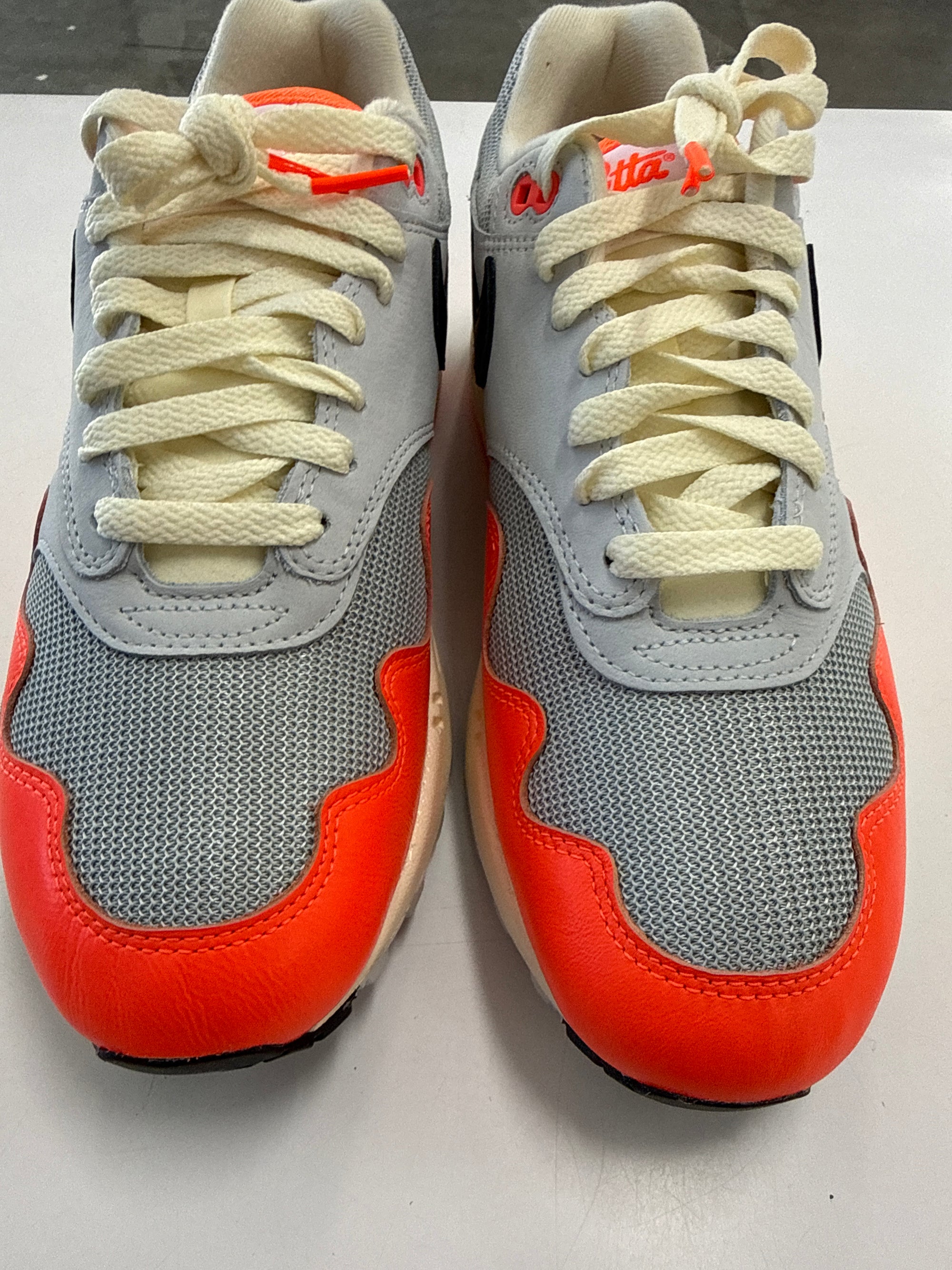 AIR MAX 1 PATTA WAVES HYPER CRIMSON - SIZE 8.5 (WORN) - SUPER CLEAN
