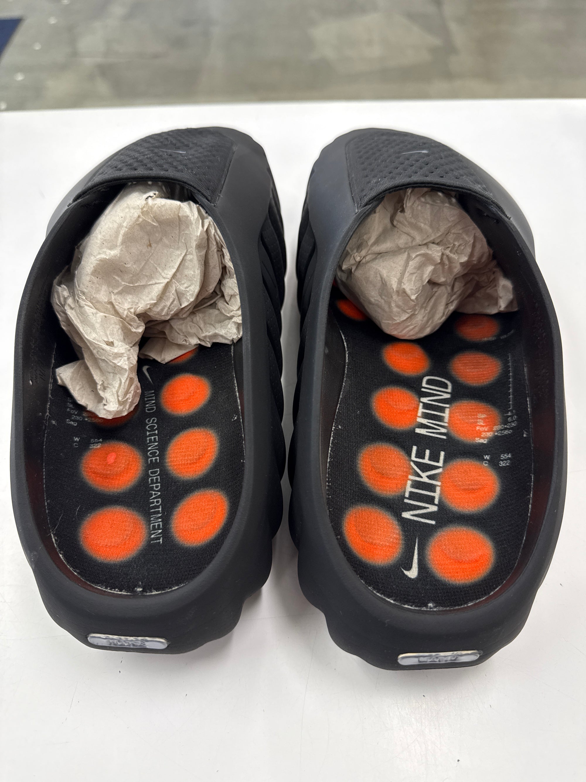 MIND 001 SLIDE BLACK CHROME - SIZE 11 (WORN)