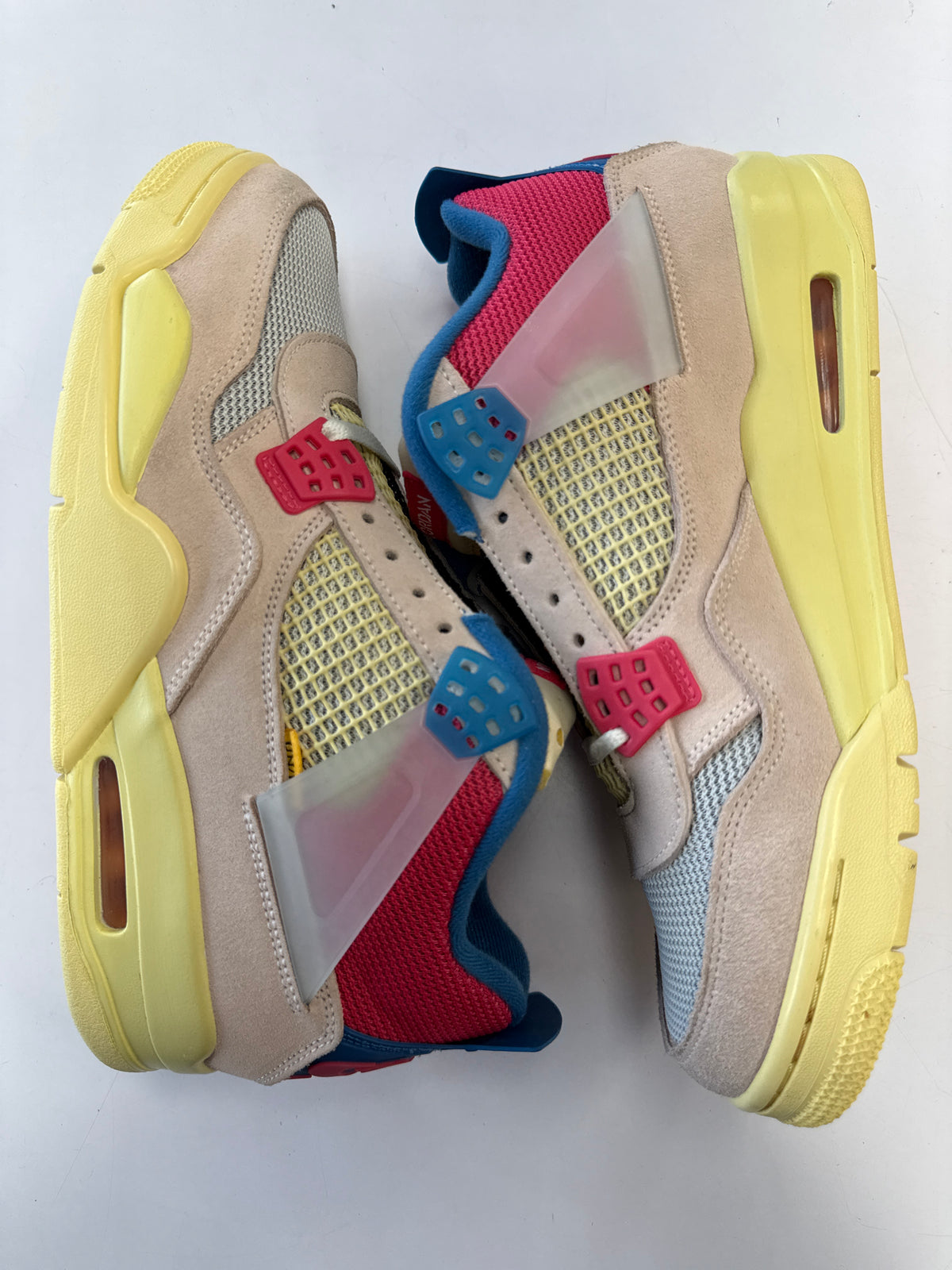 AIR JORDAN 4 UNION GUAVA - SIZE 10 (WORN) - SUPER CLEAN