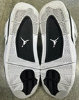 AIR JORDAN 4 MILITARY BLACK - SIZE 10 (WORN)