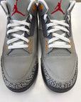AIR JORDAN 3 COOL GREY 2021 - SIZE 10 (WORN)