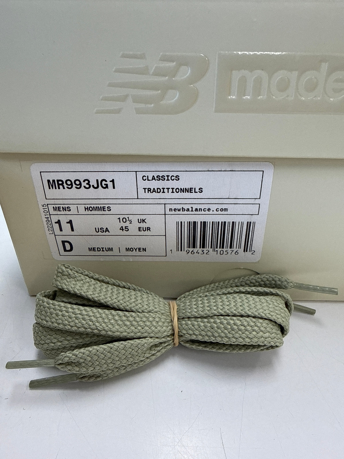 NEW BALANCE 993 JOE FRESHGOODS PERFORMANCE ART SAGE - SIZE 11 (WORN)