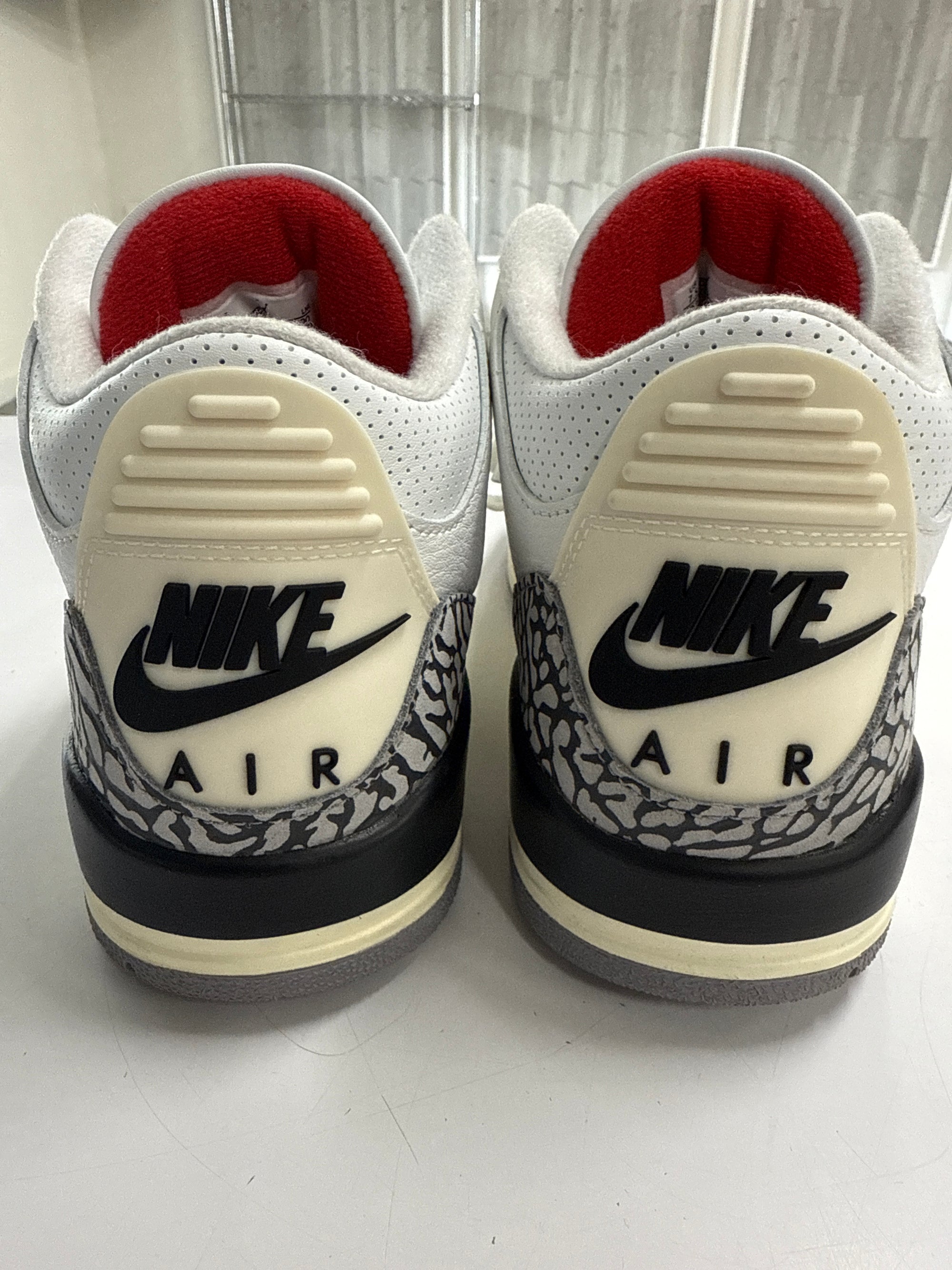AIR JORDAN 3 WHITE CEMENT REIMAGINED - SIZE 7.5 (WORN)