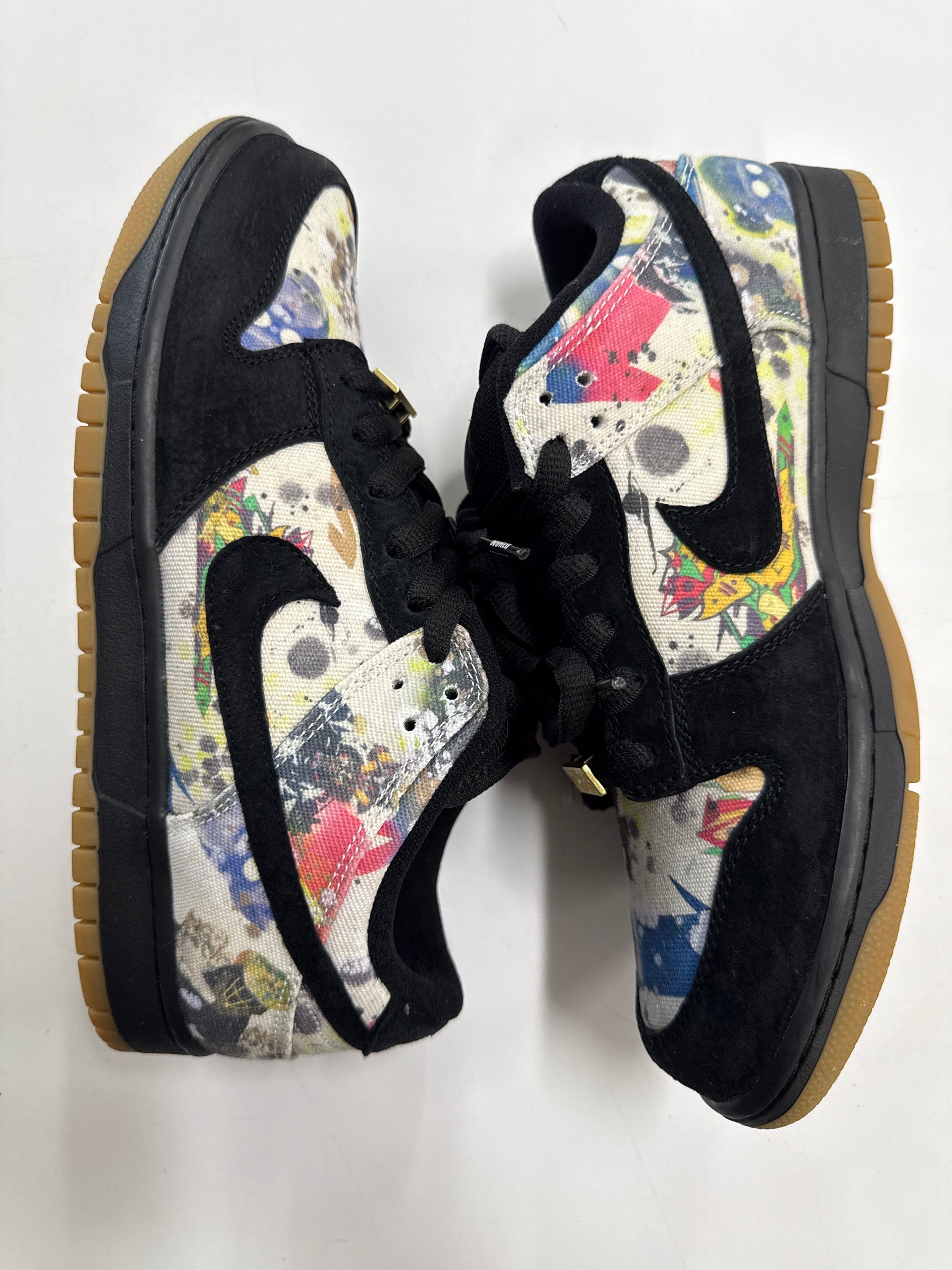 SB DUNK LOW RAMMELLZEE - SIZE 10.5 (WORN)