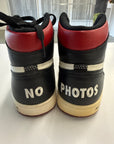 AIR JORDAN 1 HIGH NOT FOR RESALE - SIZE 10 (WORN) - MIDSOLE YELLOWING