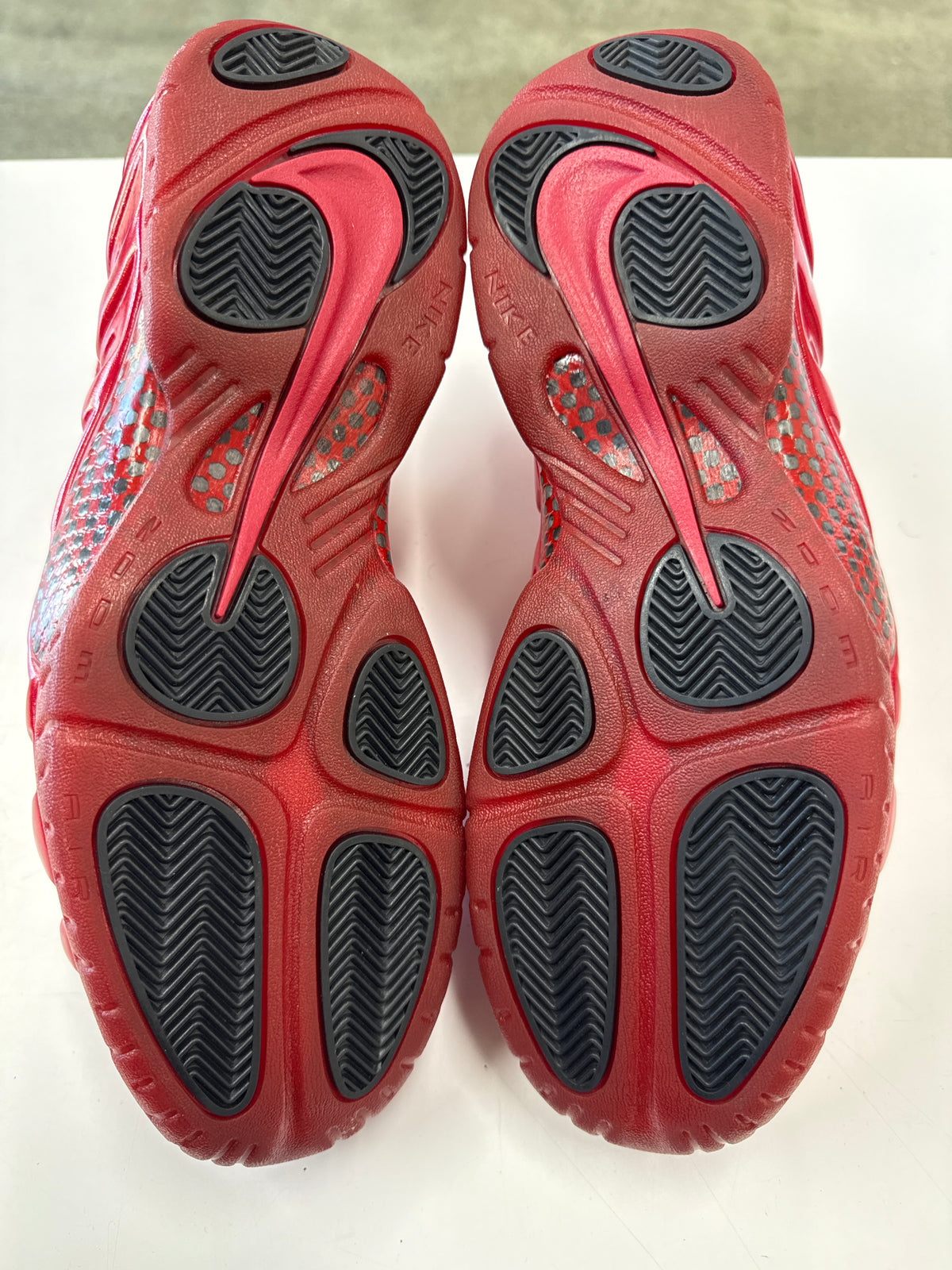 AIR FOAMPOSITE PRO RED OCTOBER 2026 - SIZE 13 (WORN) - SUPER CLEAN