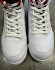 AIR JORDAN 5 FIRE RED BLACK TONGUE 2025 - SIZE 11.5 (WORN)