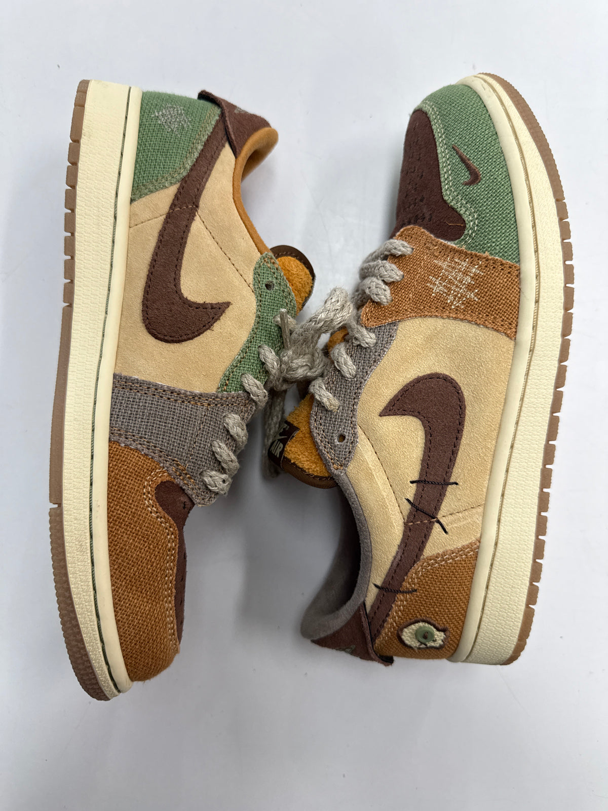 AIR JORDAN 1 LOW OG ZION WILLIAMSON VOODOO - SIZE 8 (WORN)