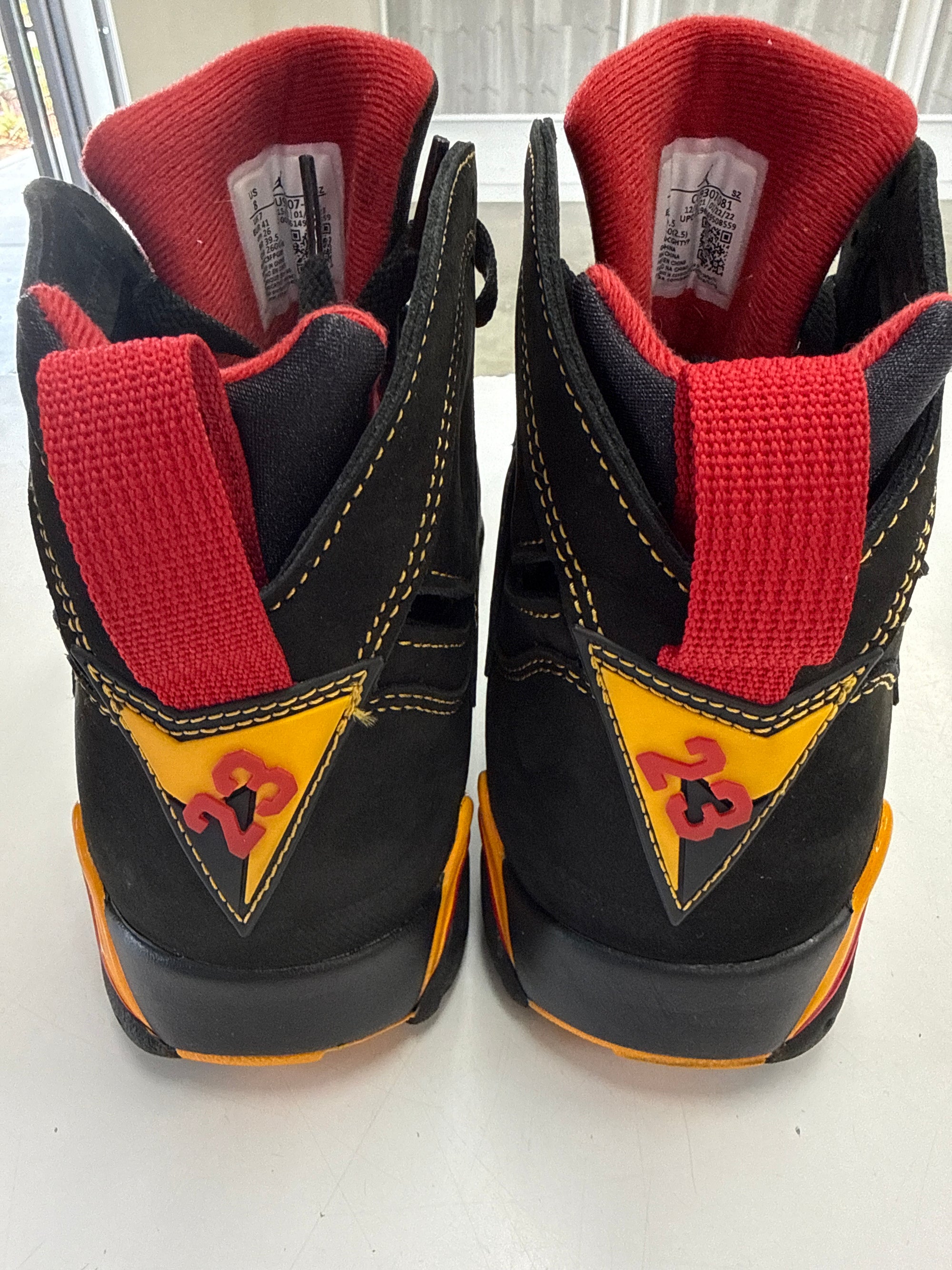 AIR JORDAN 7 CITRUS - SIZE 8 (WORN) - SUPER CLEAN