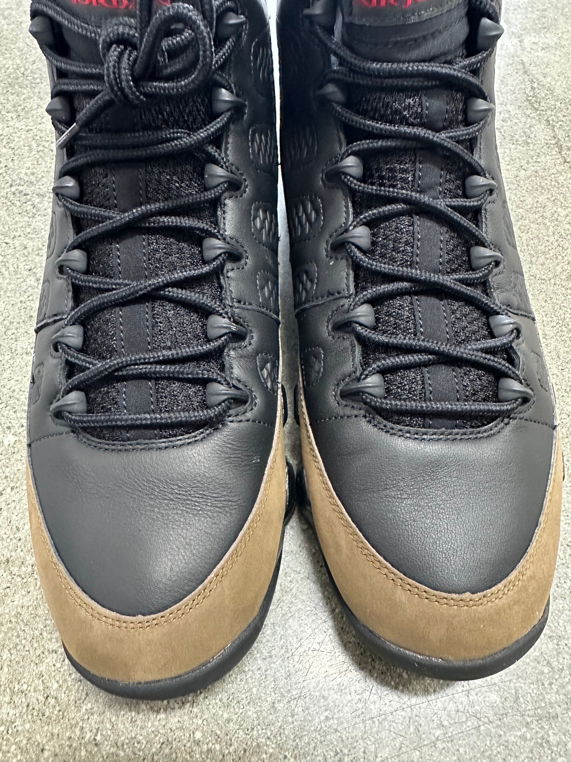 AIR JORDAN 9 OLIVE 2024 - SIZE 12 (WORN)