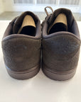 AIR JORDAN 1 LOW TRAVIS SCOTT VELVET BROWN - SIZE 11 (WORN) - SUPER CLEAN