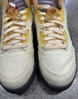 OFF WHITE AIR JORDAN 5 SAIL - SIZE 11 (WORN)