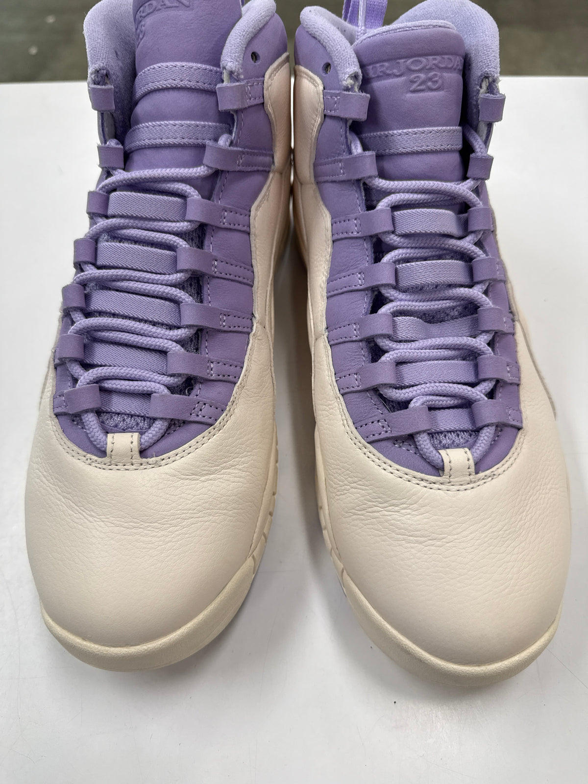 WMNS AIR JORDAN 10 RETRO HYDRANGEAS - SIZE W14 M12.5 (WORN)
