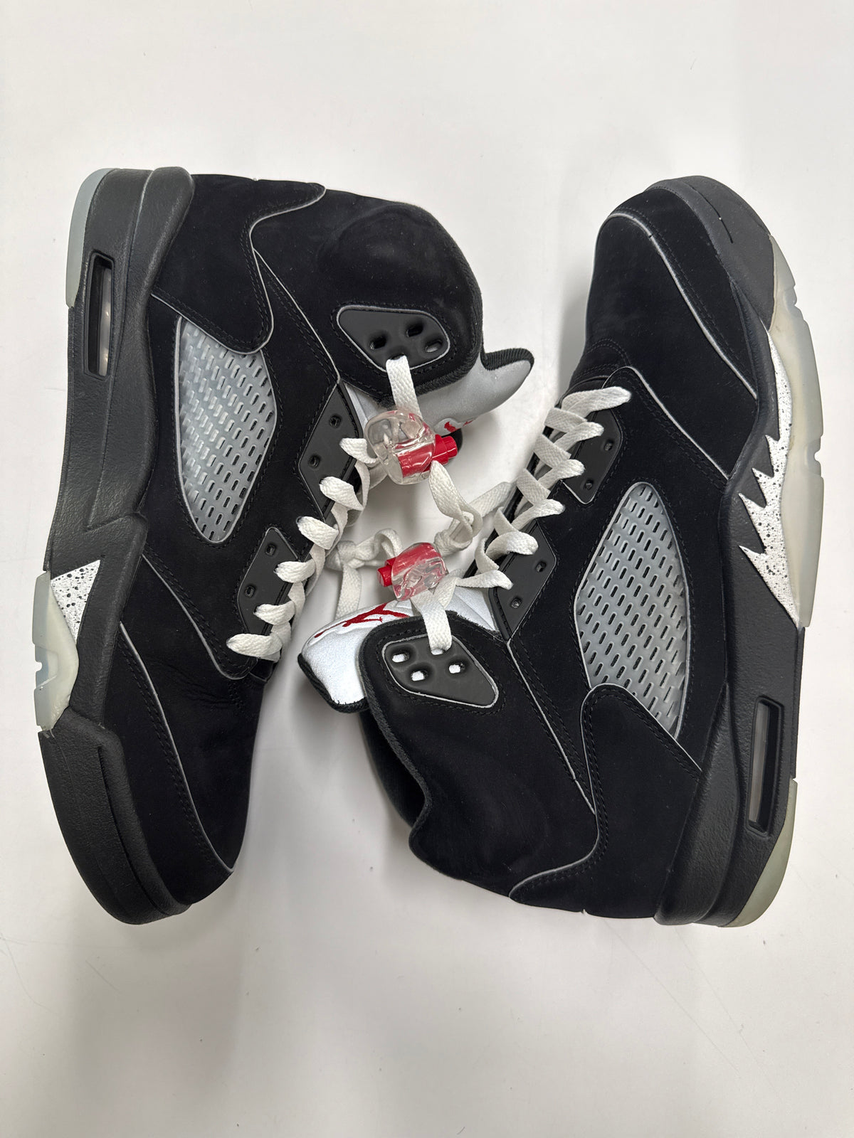 AIR JORDAN 5 OG BLACK METALLIC REIMAGINED - SIZE 10.5 (WORN)
