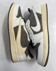 AIR JORDAN 1 LOW TRAVIS SCOTT REVERSE MOCHA - SIZE 13 (BRAND NEW) - SLIGHTLY DAMAGED LID/COMES WITH ONE EXTRA PAIR OF LACES