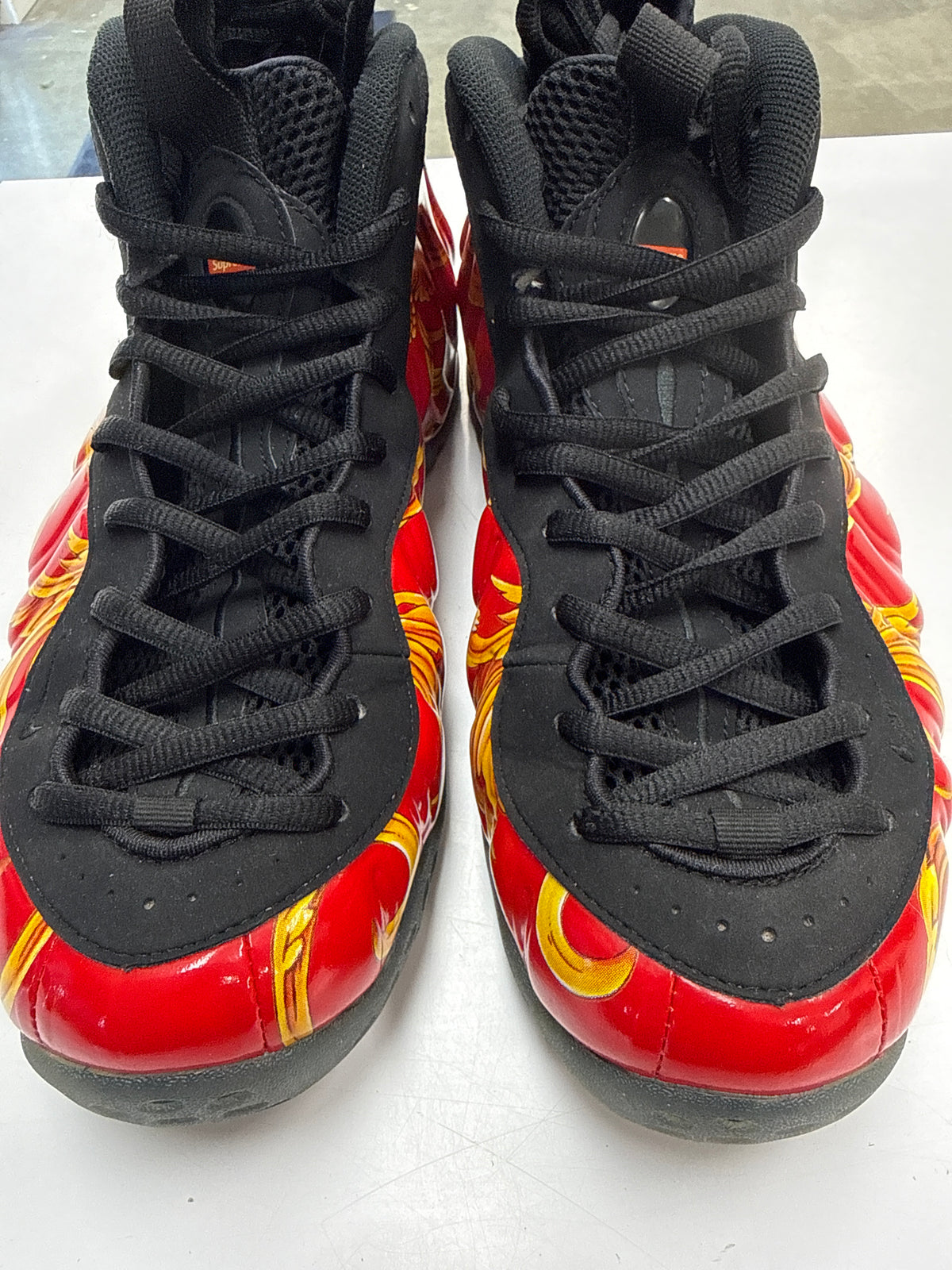AIR FOAMPOSITE ONE SUPREME RED - SIZE 12 (WORN)