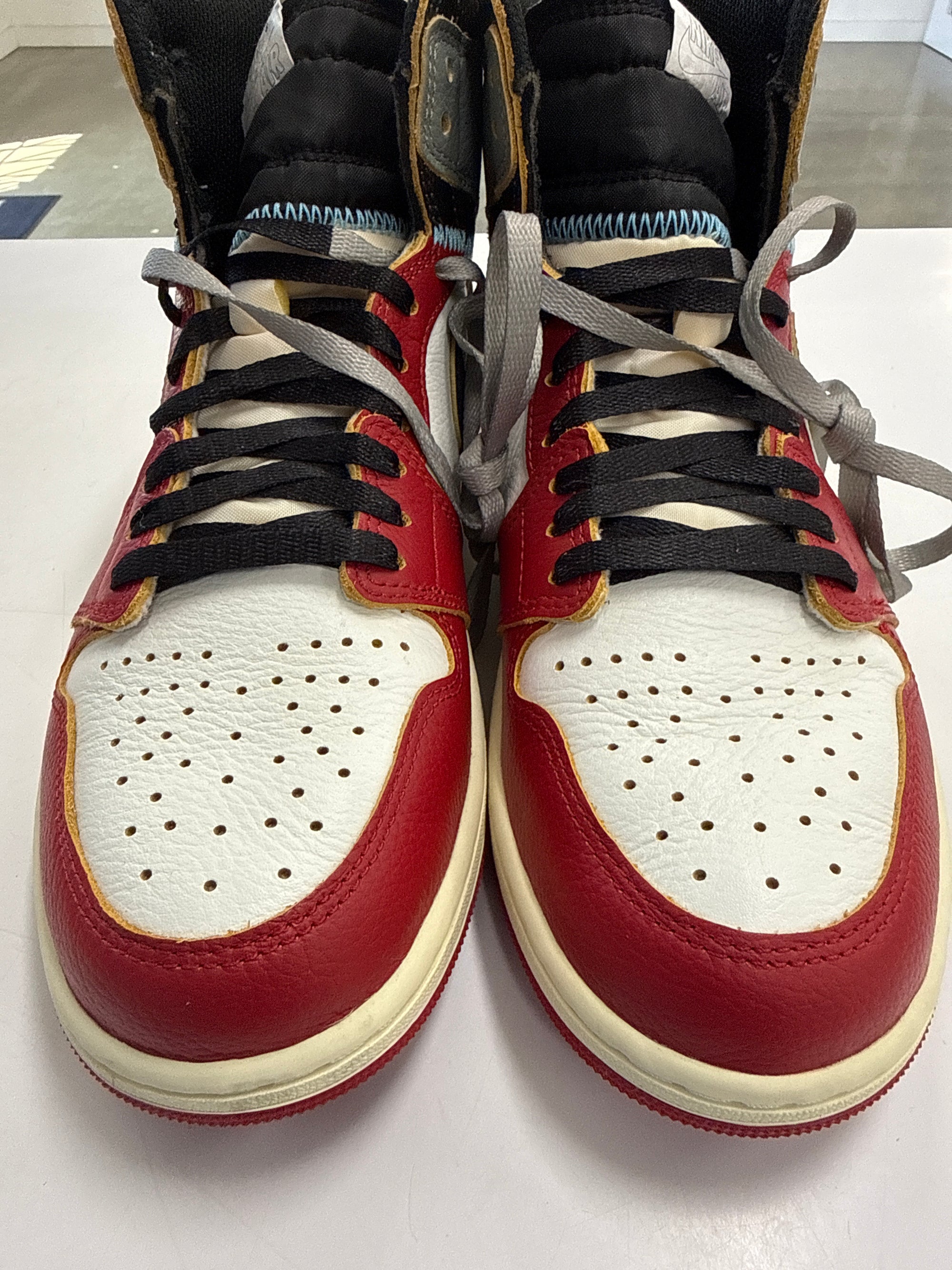 AIR JORDAN 1 HIGH UNION CHICAGO SHADOW - SIZE 10.5 (WORN) - SUPER CLEAN