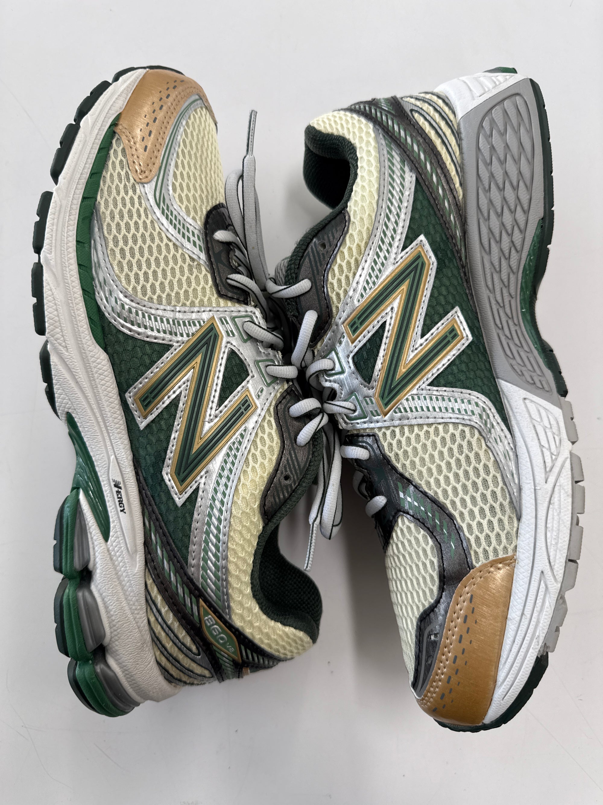 NEW BALANCE 860 AIME LEON DORE GREEN - SIZE 11 (WORN)