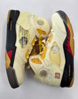 OFF WHITE AIR JORDAN 5 SAIL - SIZE 11.5 (WORN) - SUPER CLEAN