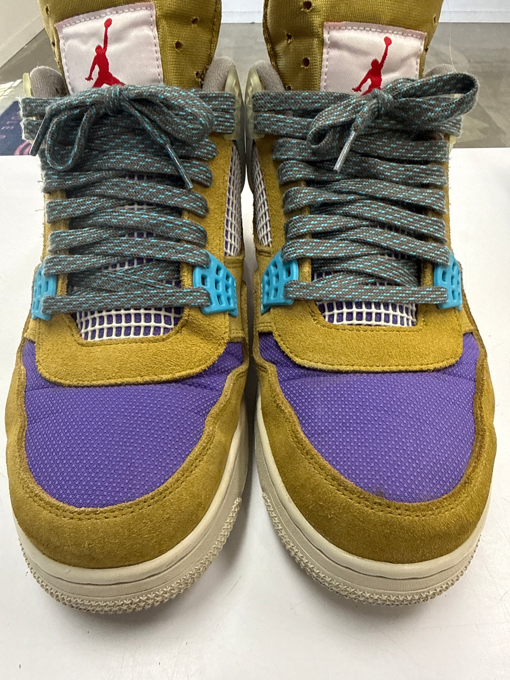 AIR JORDAN 4 UNION DESERT MOSS - SIZE 12 (WORN)