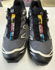 SALOMON XT-6 GORE TEX BLACK LUNAR ROCK - SIZE 9 (WORN)