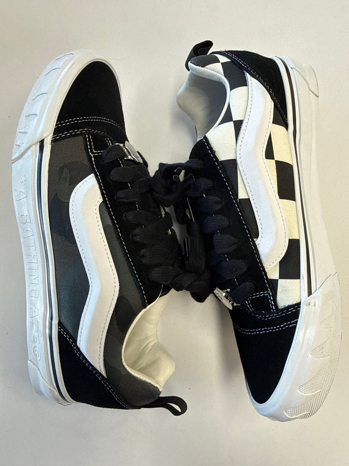 VANS KNU SKOOL BAPE BLACK CAMO - SIZE 10.5 (WORN)