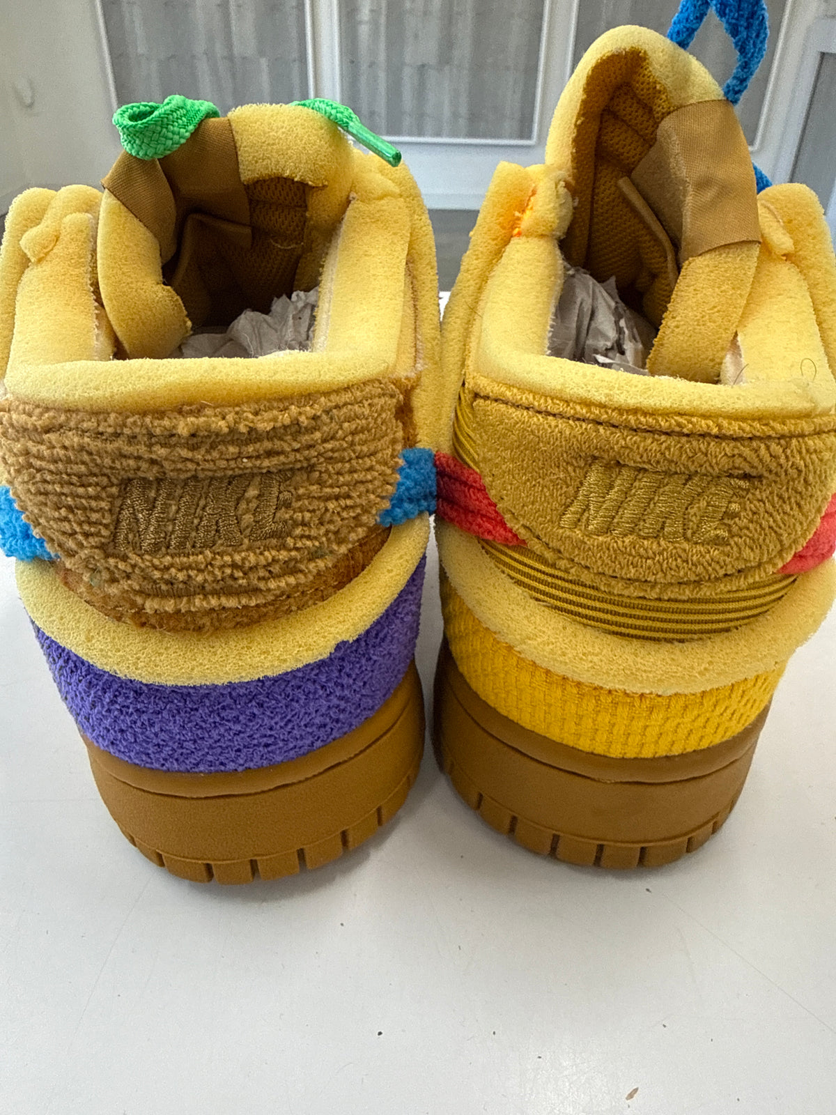 DUNK LOW CPFM SWAMP SPONGE PSYCHIC PURPLE - SIZE 9.5 (WORN)