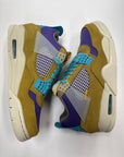 AIR JORDAN 4 DESERT MOSS - SIZE 8 (WORN) - SUPER CLEAN