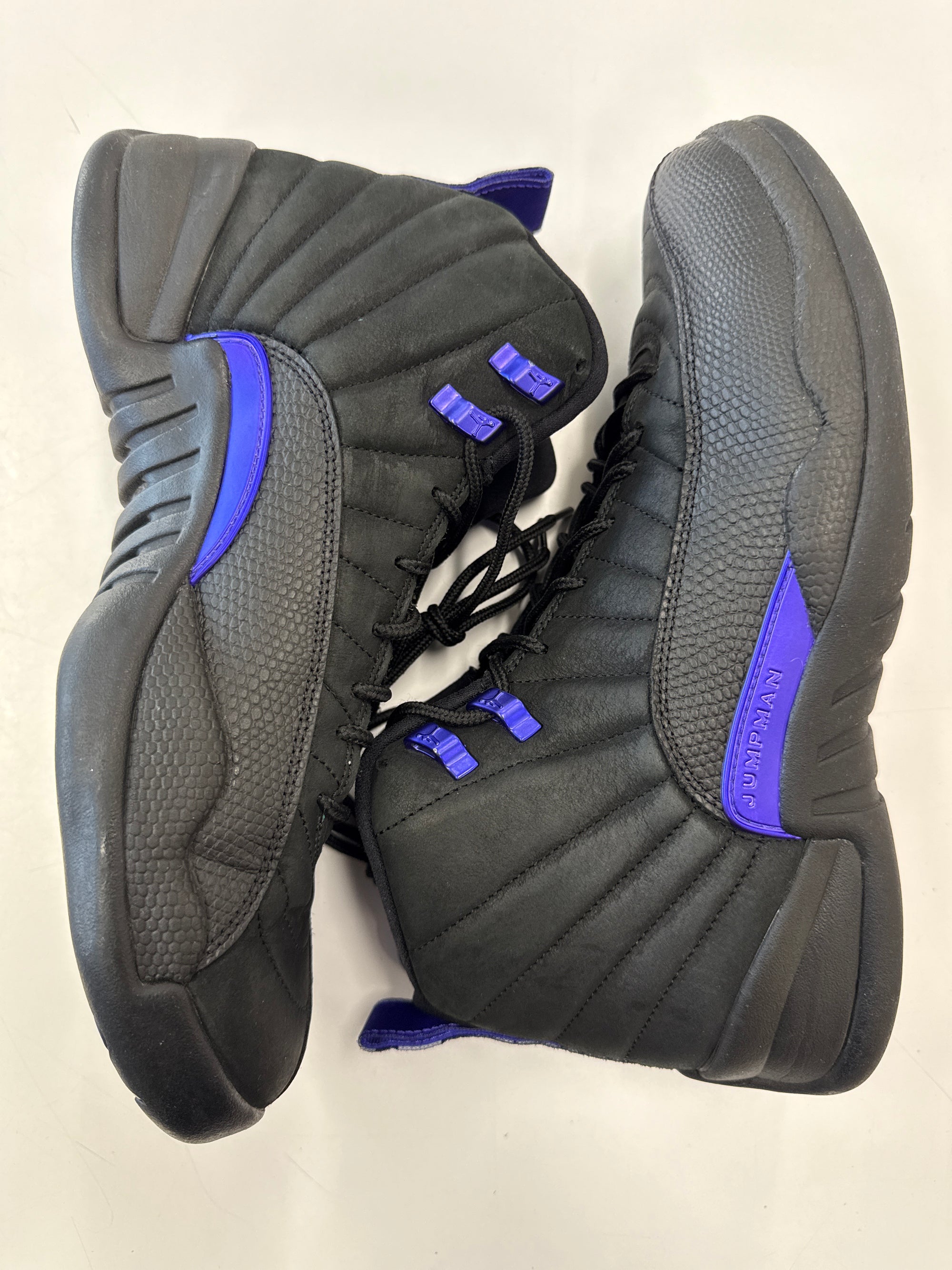 AIR JORDAN 12 DARK CONCORD - SIZE 10 (WORN)
