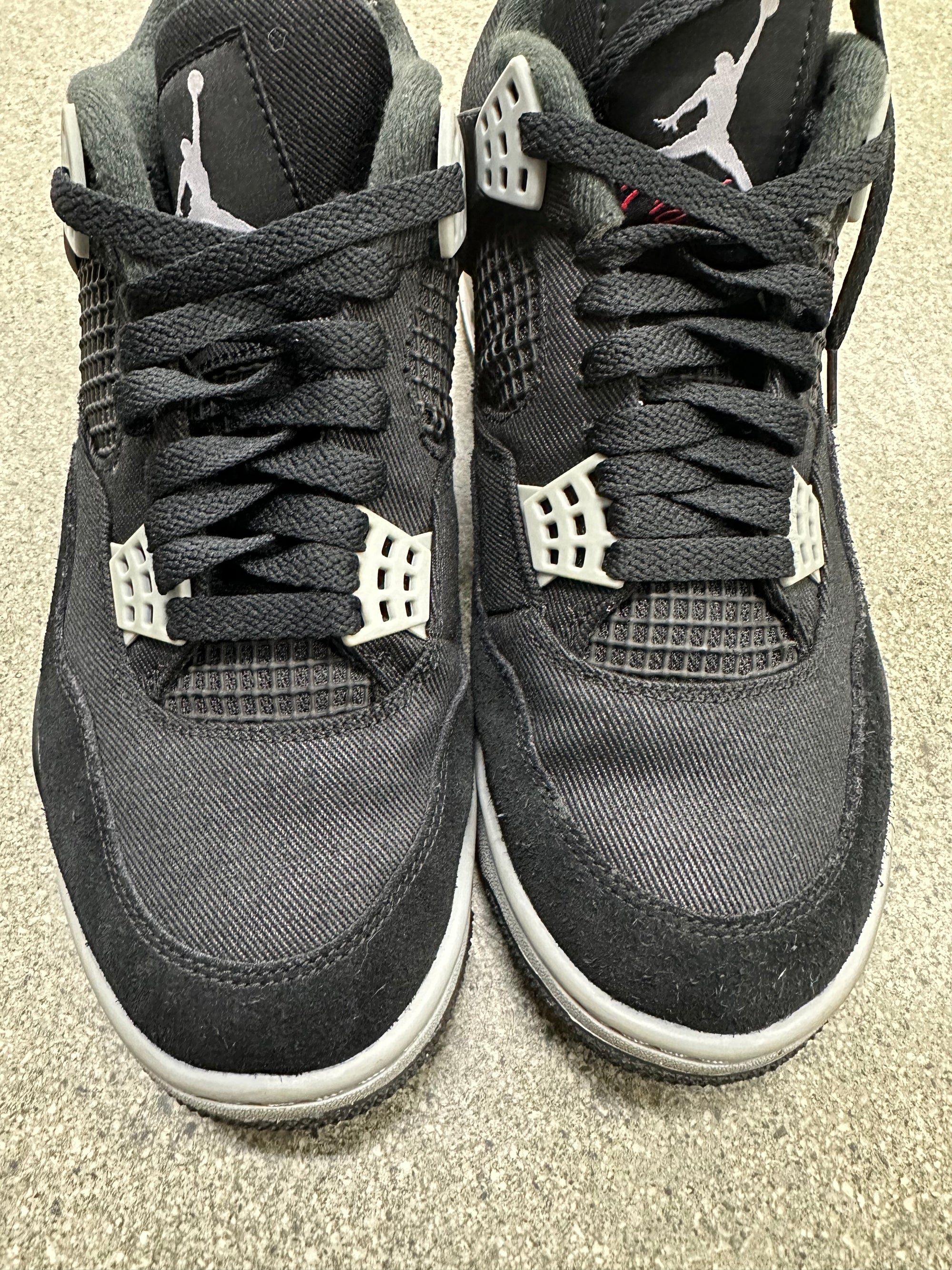 AIR JORDAN 4 CANVAS - SIZE 9.5 (WORN)