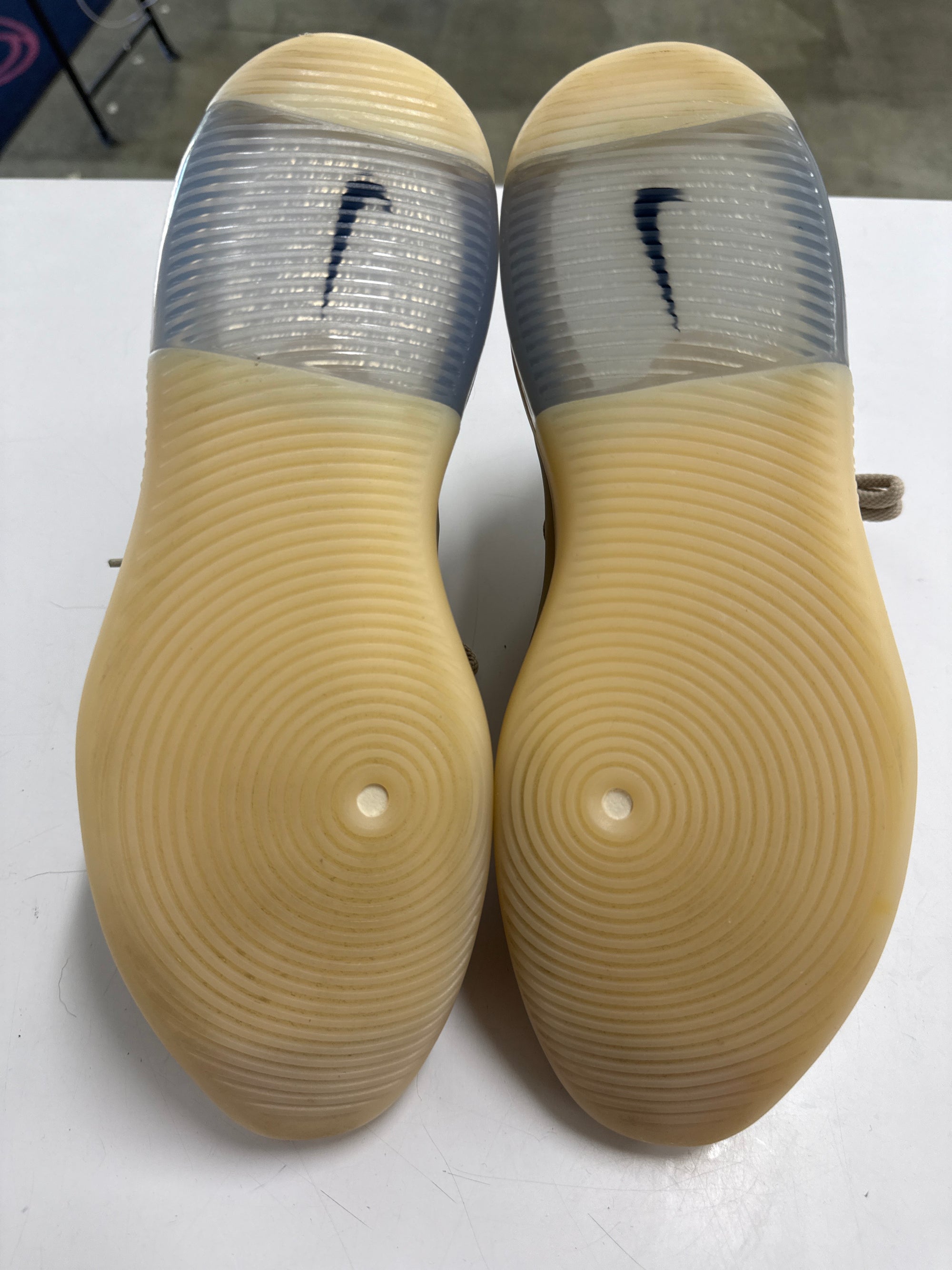 AIR FEAR OF GOD 1 OATMEAL - SIZE 9.5 (WORN) - SUPER CLEAN