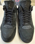 AIR JORDAN 4 KAWS BLACK - SIZE 12 (WORN)