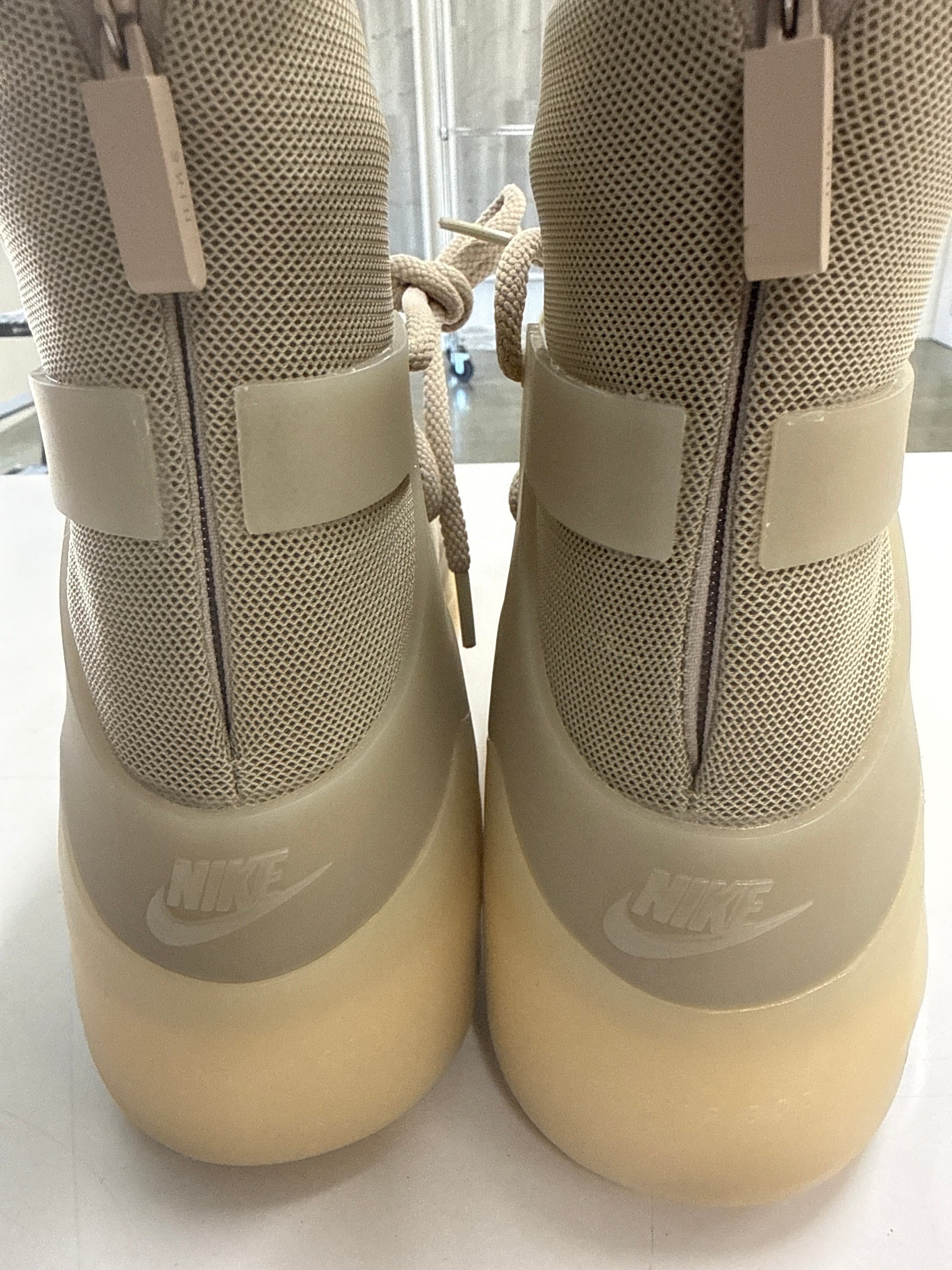 AIR FEAR OF GOD 1 OATMEAL - SIZE 9.5 (WORN) - SUPER CLEAN