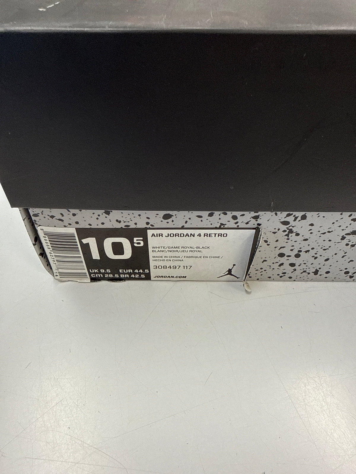 AIR JORDAN 4 MOTORSPORTS 2017 - SIZE 10.5 (WORN)