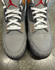 AIR JORDAN 3 COOL GREY - SIZE 9.5 (WORN)