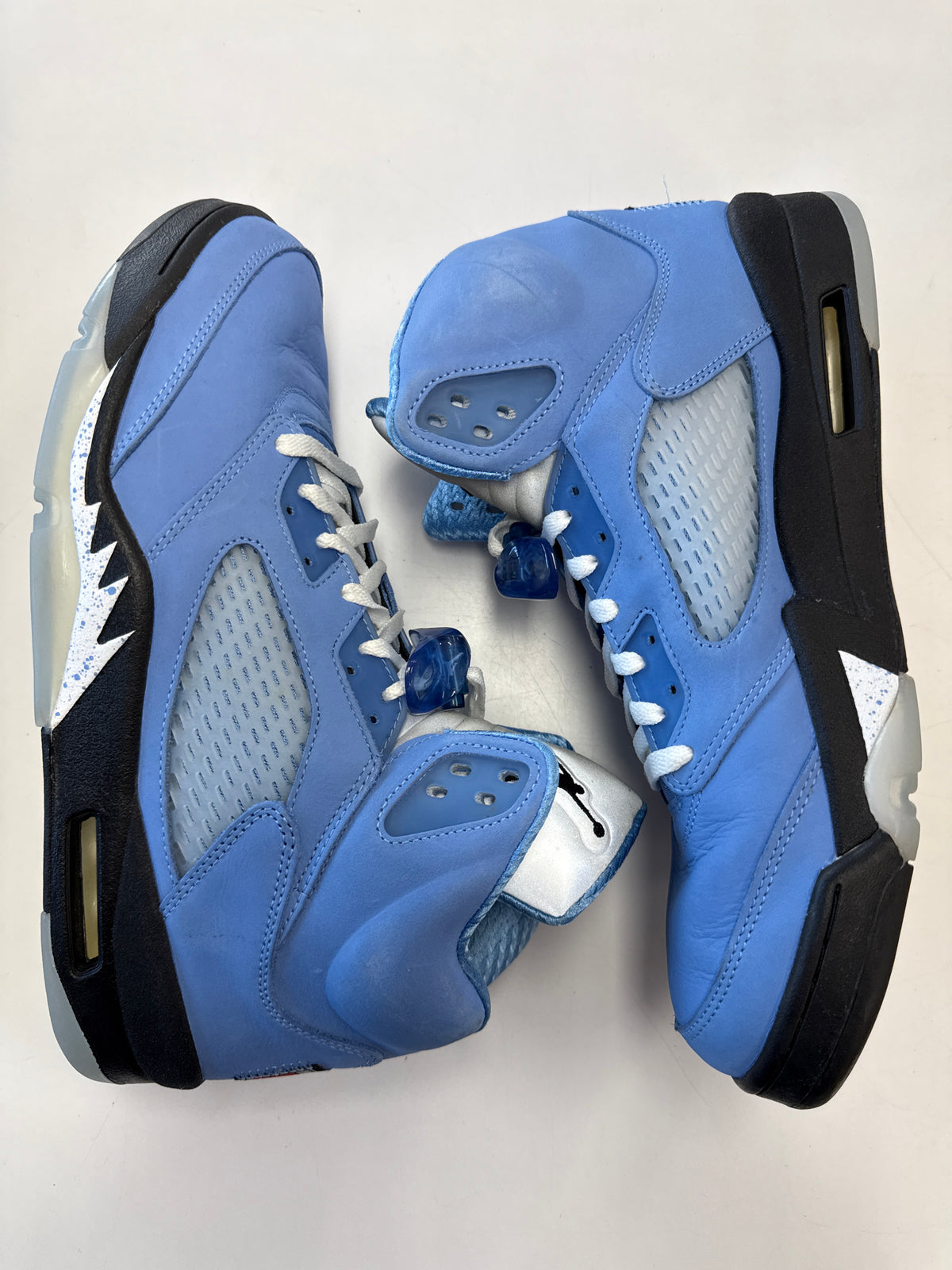AIR JORDAN 5 UNC UNIVERSITY BLUE - SIZE 12 (WORN)