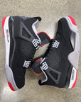 AIR JORDAN 4 BRED 2019 - SIZE 9 (WORN)